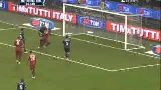Julio Cesar Great Save Vs Roma