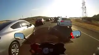 Spider in Motorcycle Helmet Fear!