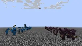 20 Illusioner (Vanilla) vs 10 Illusioner (Dungeons Mobs)  Minecraft  Mob Battle