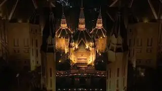 IGLESIA NI CRISTO TEMPLE CENTRAL GOLDEN IN THE NIGHT