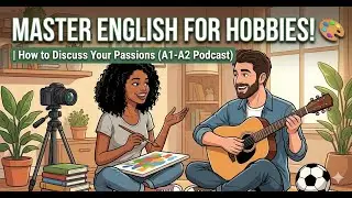 Master English for Hobbies! 🎨 How to Discuss Your Passions (A1-A2 Podcast)