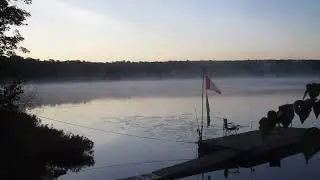 THE MORNING MIST ON DUCK LAKE...Orrville Ontario (August 6, 2023)