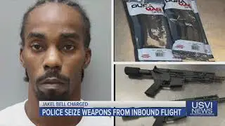Police Seize Weapons from Inbound Flight