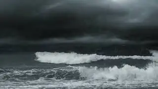 Stormy Ocean, Rain & Distant Thunder Sounds for Sleep & Relaxation (1 Hour)