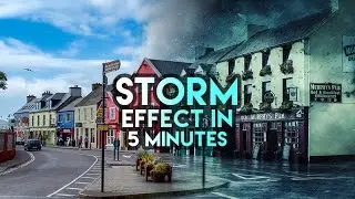 Storm Effect in Photoshop tutorial