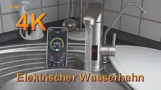 Wasserhahn mit Durchlauferhitzer in der Küche austauschen, anschließen, Erfahrungen und Test.