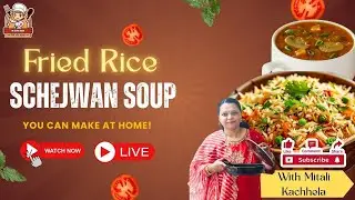 Street Style Schezwan Fried Rice & Hot Schezwan Soup  | Live Chinese Cooking | Namak Mirch Aur Tadka