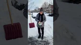 Craaazy Canadian Hack: Melting Ice with Salt!? #shorts #ytshorts