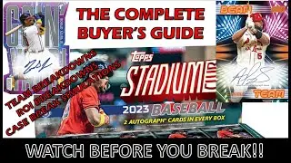 2023 Stadium Club Baseball - Buyer's Guide! Investment Info & Case Break Simulations