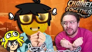 um idiota acorrentado em outro idiota