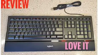 REVIEW Logitech Illuminated Keyboard K740  I LOVE IT