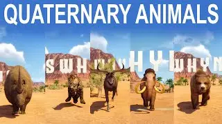 Quaternary Animals Race in Prehistoric Kingdom included asmotherium sibiricum, Ursus spelaeus,