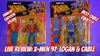 Live Review!!! Marvel Legends X-Men 97 Logan & Cable!