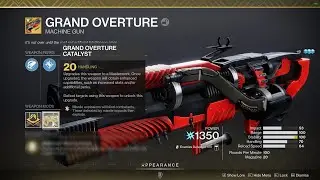 Grand overture catalyst is BUSTED!