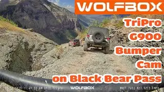 Wolfbox G900 TriPro Bumper Cam на перевале Black Bear Pass