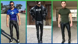 TOP Trendy Gorgeous and demanding leather pants outfits ideas for men's fashion ideas