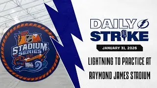 Lightning To Practice At Raymond James Stadium Ahead of Stadium Series Game