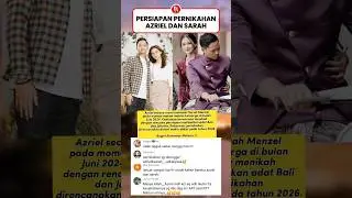 Persiapan Pernikahan Azriel Hermansyah dan Sarah Menzel #foryou #masukberanda #azrielsarah