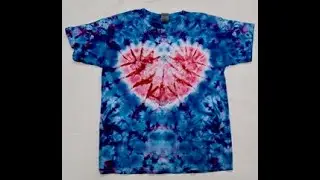 DIY Heart Tie Dye - Ice Dye Tutorial