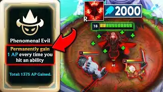 This is what happens when Swain gets 2000 AP... (+200 AP PER ROUND)