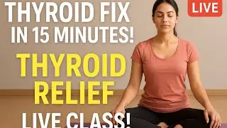 LIVE | Thyroid Reset Yoga Class - Natural Healing & Hormone Boost #yoga #healing #thyroid