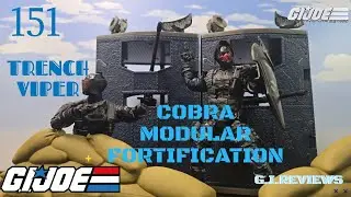 GI Joe Classified Series #151 Trench Viper & Modular Fortification AKA 