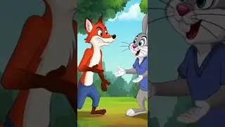 Fox aur Rabbit ki Funny Dosti Cartoon Short