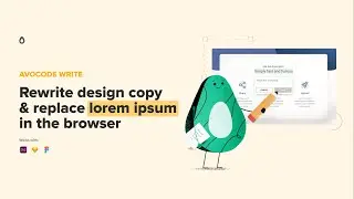 Avocode Write - Asynchronous copywriting tool for Adobe XD, Sketch, & Figma design files