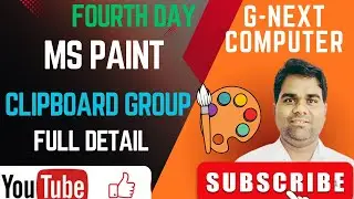 Clipboard group |Cut |Copy| Paste |paste Form| in Ms Paint 🎨 #youtubevideos #computer #viral