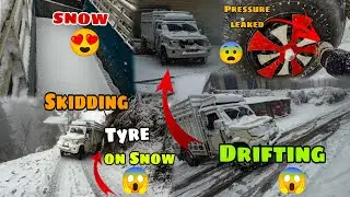 Whiteshark Brf M Fisal Gyi 😱 || Drifting With Whiteshark 😍 || #pikupvlog #snowdriving  #whiteshark 