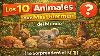 Los 10 Animales que M&aacute;s Duermen del Mundo (Te Sorprender&aacute; el N&ordm; 1)