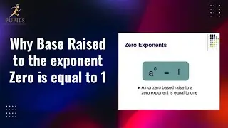 Why base raised to exponent zero is 1