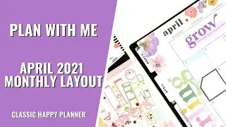 PLAN WITH ME | APRIL MONTHLY