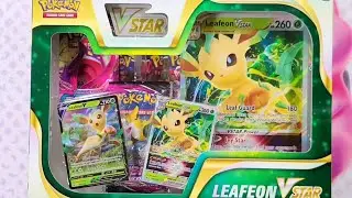 EP-166: Pok&eacute;mon Leafeon V Star Special Collection Box Opening! #pokemontcg #pokemoncards #pokemon