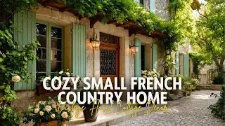 Cozy Small French Country Home Vintage Floral Cottage Decor with Gentle Organic Accents
