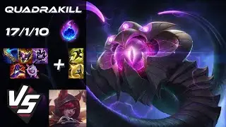 BOTTOM Vel'Koz vs Xayah [QUADRAKILL] - EU Challenger Patch 26.1