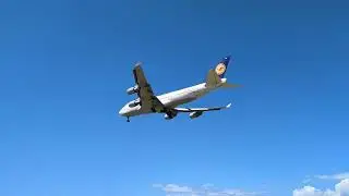 LUFTHANSA BOEING 747 LANDING 🇨🇦🛬 YVR AIRPORT
