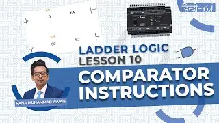 Ladder Logic Lesson 10 - Comparator Instructions | Delta PLC | Urdu/Hindi