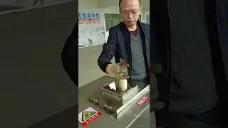 Butcher Demonstrates Fish Processing Machine: Gutting & Scaling in Seconds! 👀