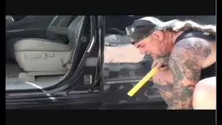 Dent Repair Techniques-Bondo Shaping Using An Aluminum Ruler-Part 1