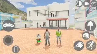 😱 Franklin Visit Gokuldham Society With New House - INDIAN BIKE DRIVING 3D