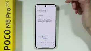 POCO M8 Pro 5G: How to Change Font Size (Adjust Text Size)