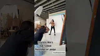 Futuristic Men&rsquo;s High Fashion Photoshoot with Jordan #fashion #menmodel #photoshoot
