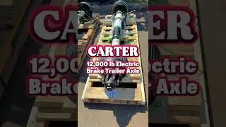 🔧 Carter 12K Electric Brake Trailer Axle &ndash; The Heavy-Duty Upgrade You&rsquo;ve Been Waiting For!