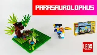 LEGO PARASAUROLOPHUS CREATOR 3in1 31122 home-made build ПАРАЗАУРОЛОФ из CREATOR 3в1 31122