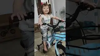 yey nyobain sepeda baru abang renzo