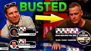 Poker Player BUSTED in a CHOP POT