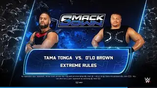 WWE 293 FULL Тама Тонга против Д'Ло Брауна | 🔥 Матч по экстремальным правилам | Матч мечты WWE Fa...