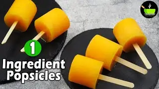Just 1 Ingredient Popsicle Recipe | Orange Popsicle Recipe | Summer Recipe | Popsicle Recipe