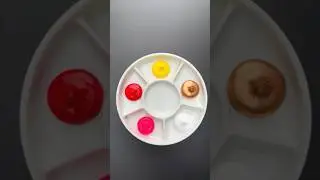 Guess The Mixed Color Of Different Characters #odlysatisfying #satisfying #colormixing